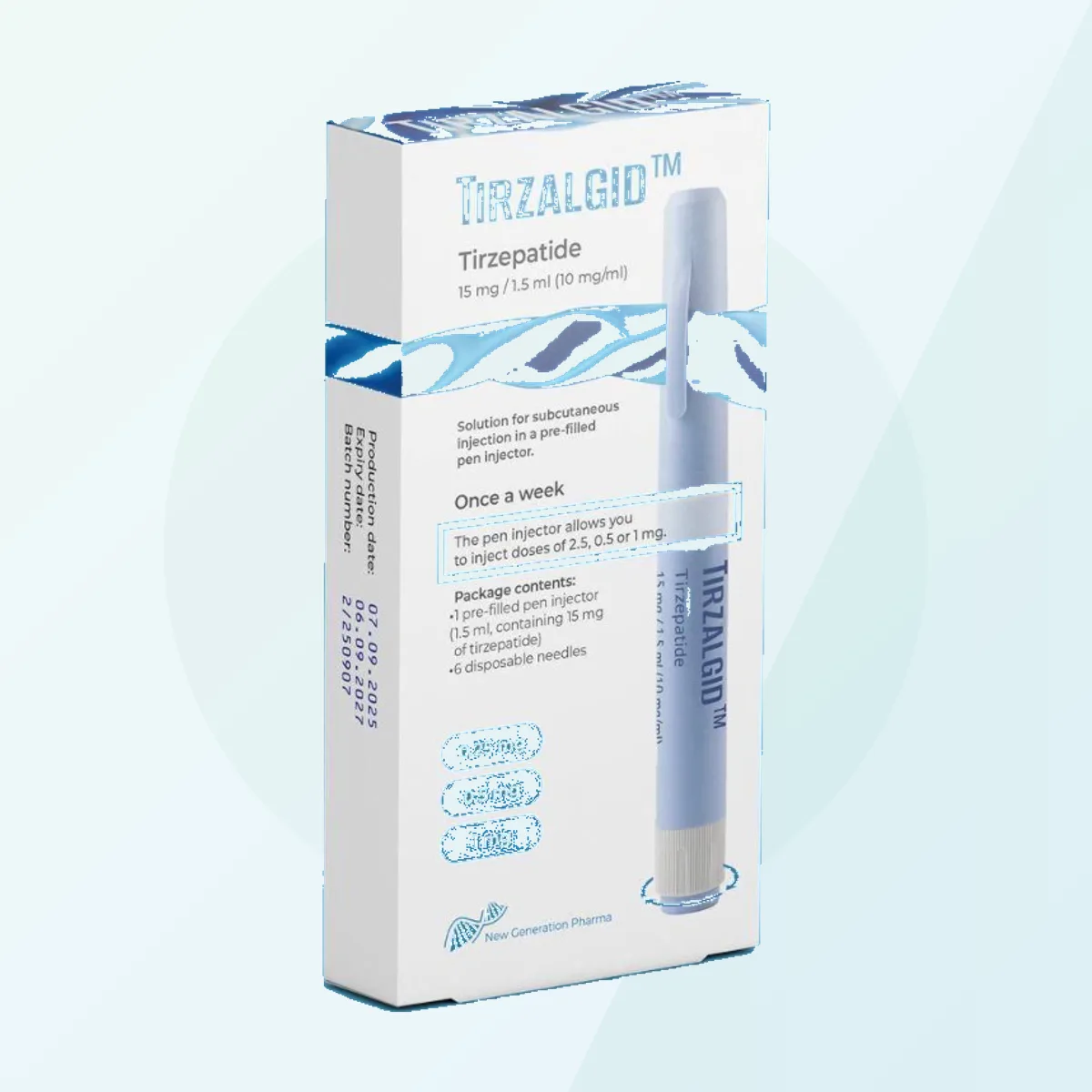 Tirzalgid (syringe pen)